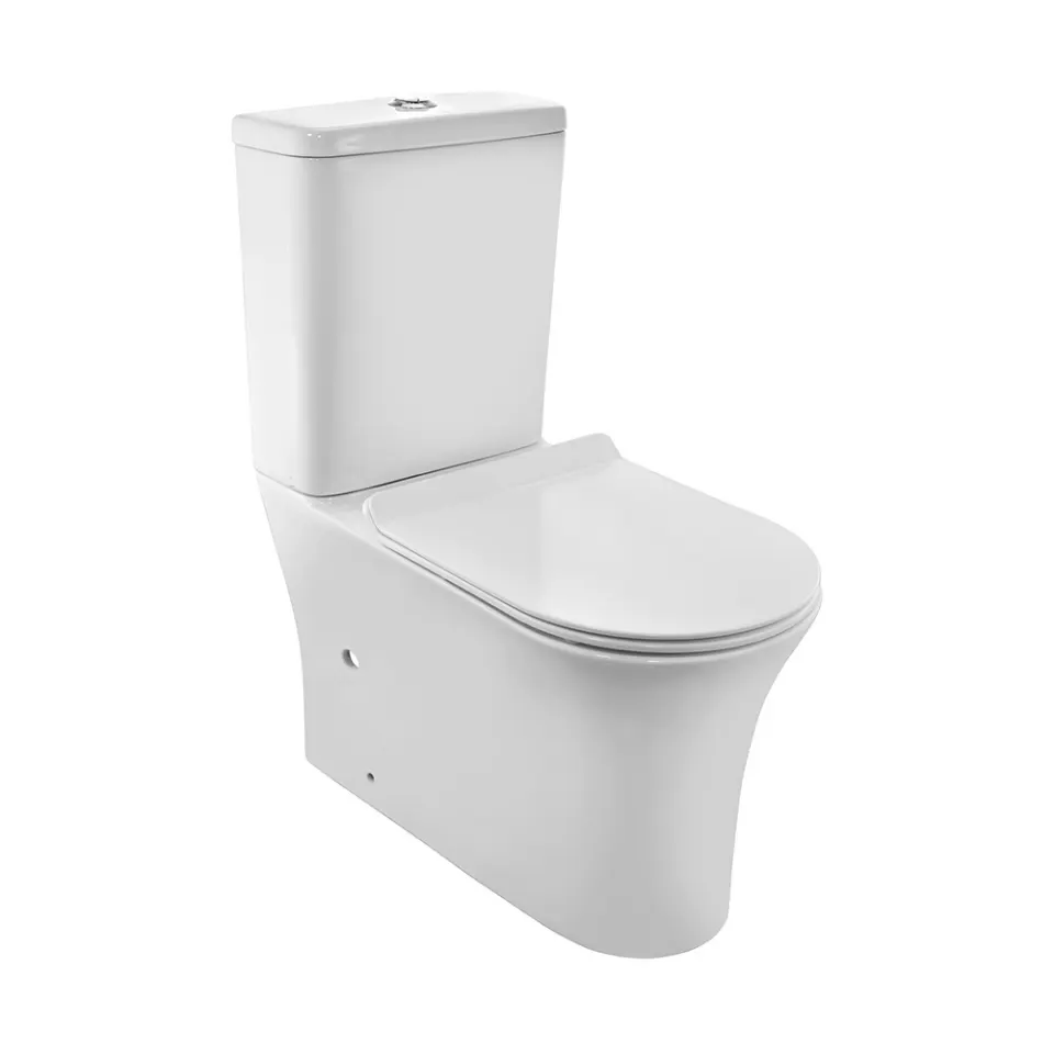 Jaquar Ornamix Rimless Bowl with Cistern for Coupled WC, 390 x 645 x 845 mm ONS-WHT-10753P180UFSMZ White - image 1