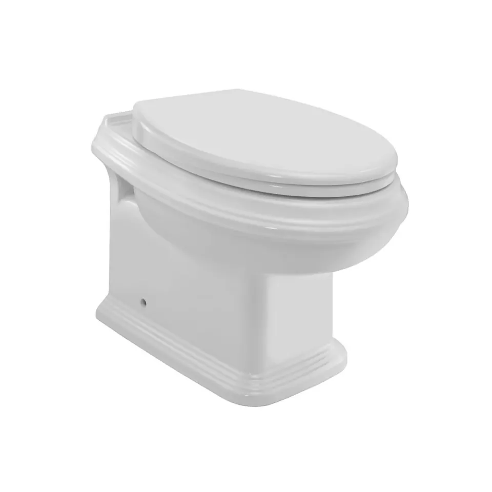 Jaquar Queens Prime Rimless Back to Wall WC, 410 x 570 x 420 mm QPS-WHT-7955P180UFPM White - image 1