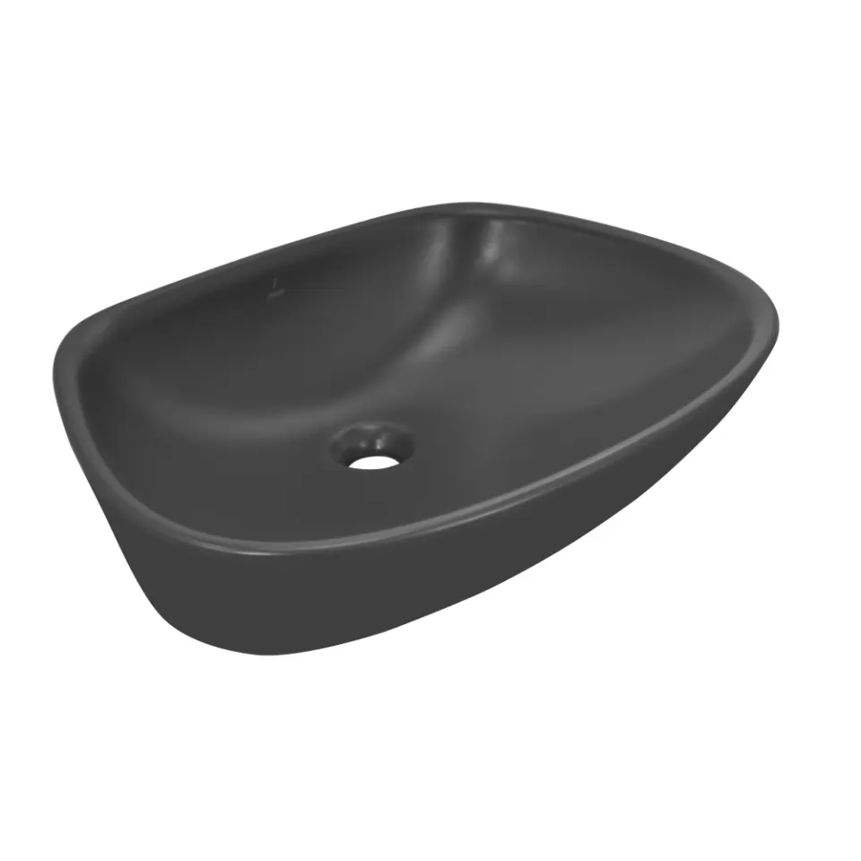 Jaquar Arc Table Top Basin, 575 x 430 x 175 mm ACS-GRM-87901 Grey Matt - image 1