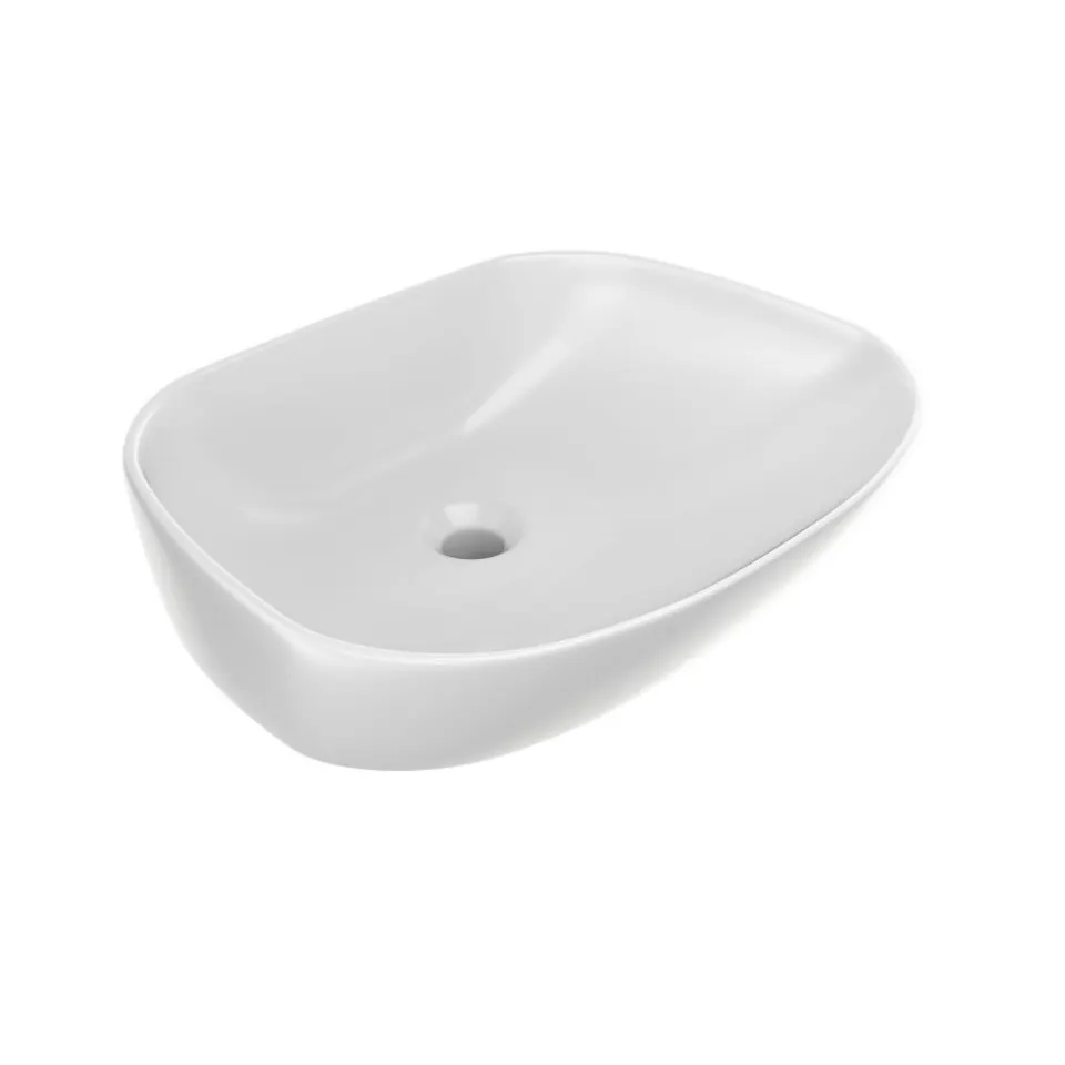 Jaquar Arc Table Top Basin, 575 x 430 x 175 mm ACS-WHM-87901 White Matt - image 1
