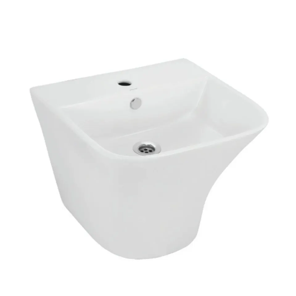 Jaquar Aria Wall Mounted Wash Basin, 500 x 440 x 385 mm ARS-WHT-39803 White - image 1