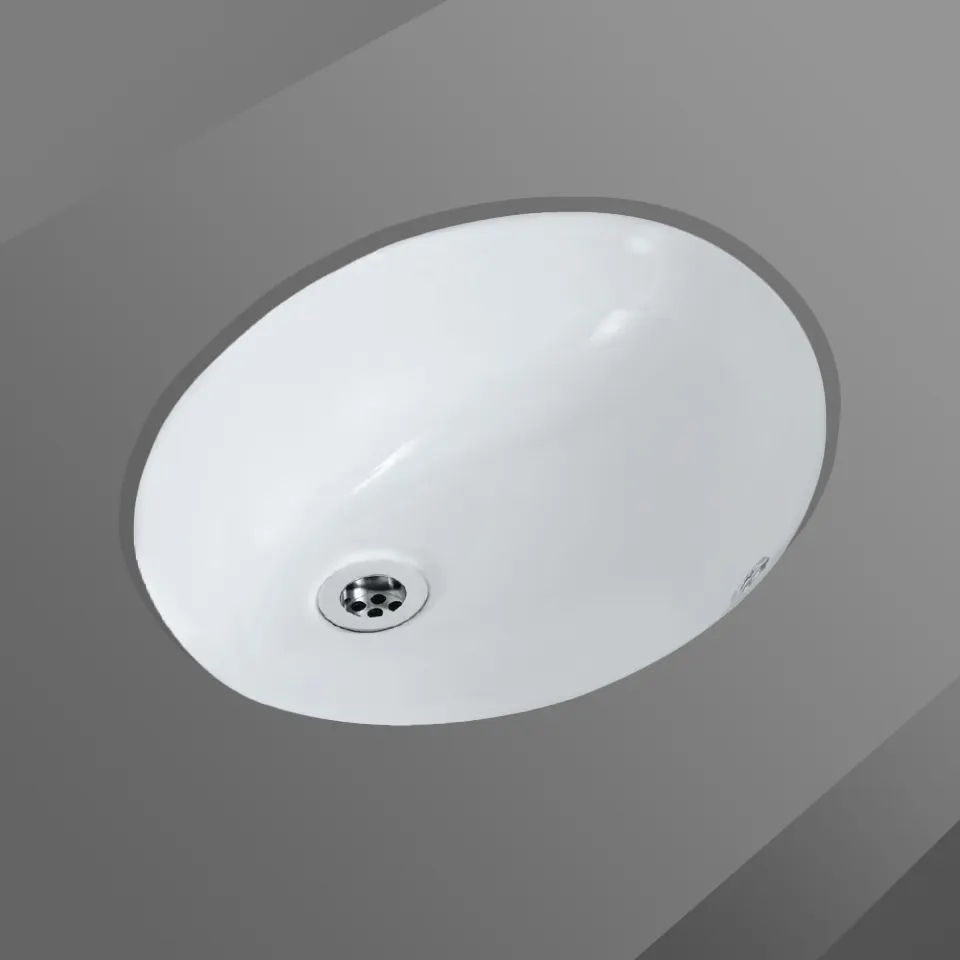 Jaquar Continental Under Counter Basin, 605 x 430 x 200 mm CNS-WHT-705 White - image 1
