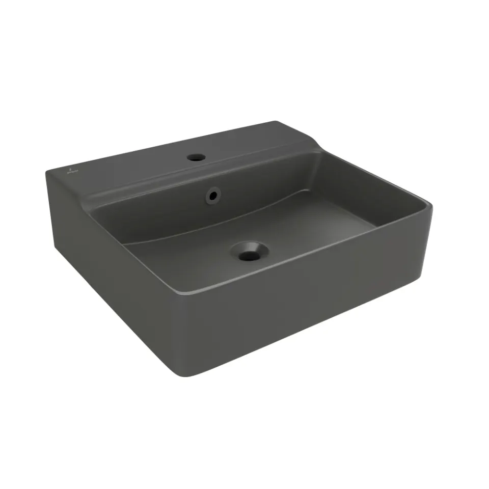 Jaquar Florentine Prime Thin Rim Table Top Basin, 515 x 435 x 160 mm FLS-GRM-5931PM Grey Matt - image 1