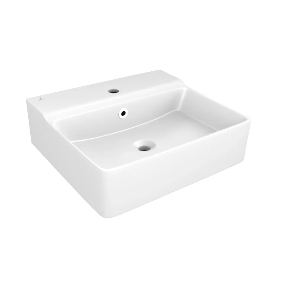 Jaquar Florentine Prime Thin Rim Table Top Basin, 515 x 435 x 160 mm FLS-WHM-5931PM White Matt - image 1