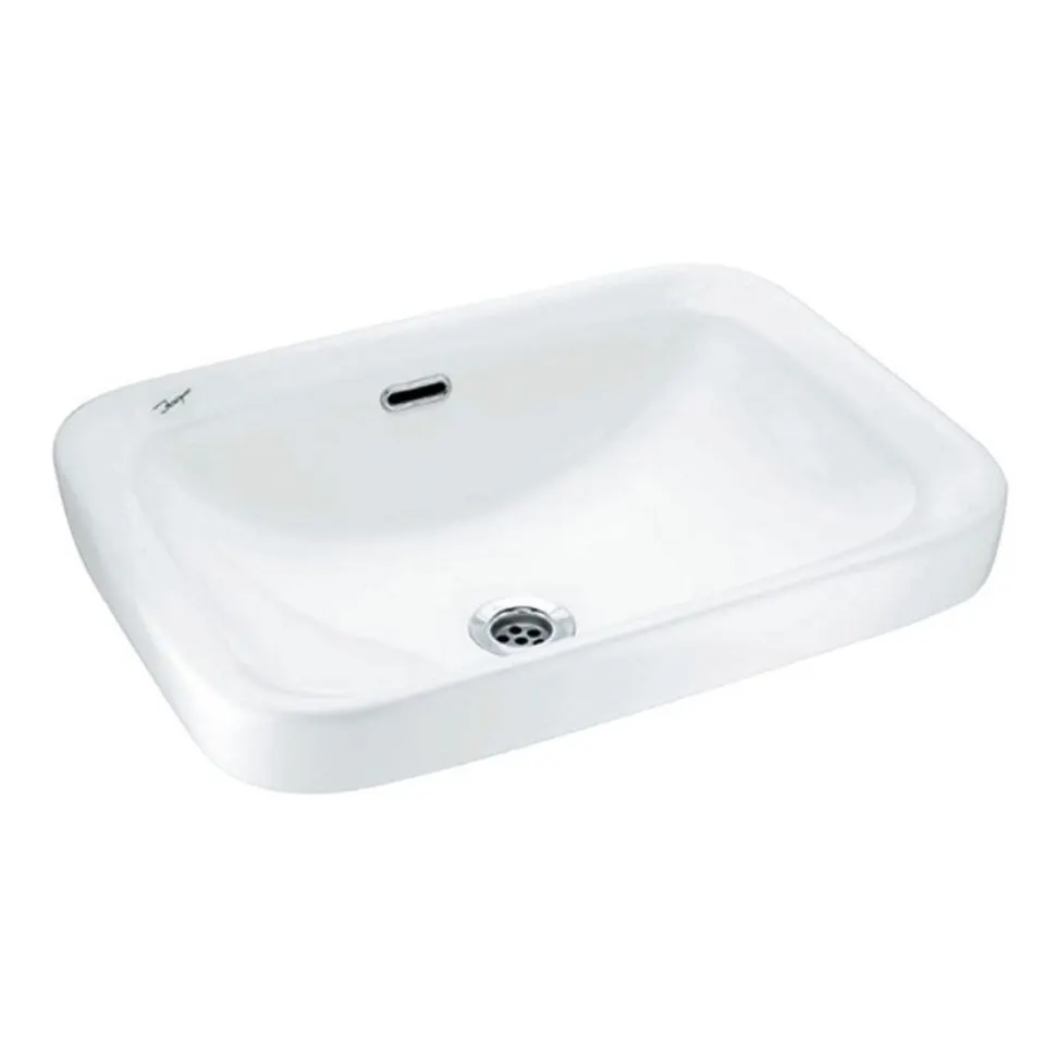 Jaquar Florentine Counter Top Basin, 570 x 420 x 195 mm FLS-WHT-5601 White - image 1