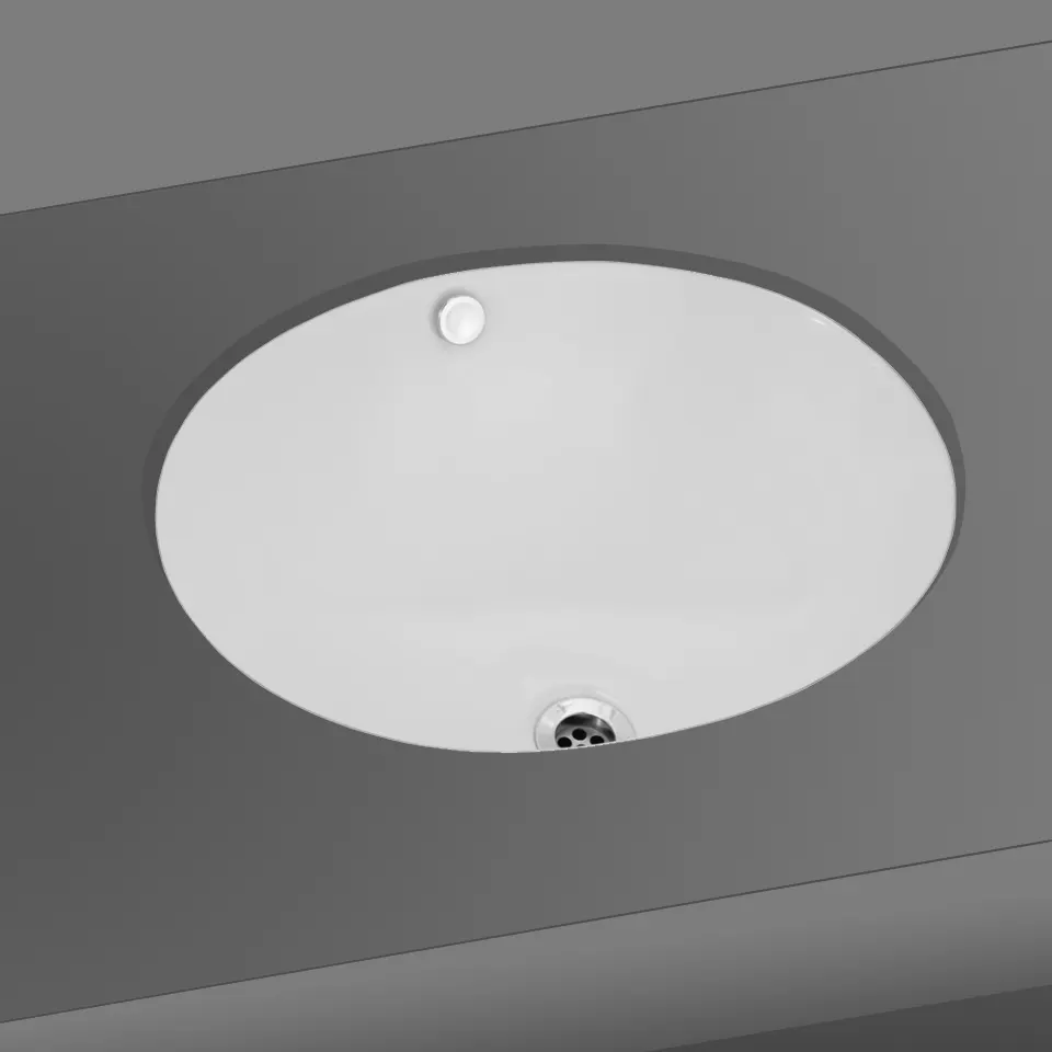 Jaquar Florentine Under Counter Basin, 560 x 430 x 195 mm FLS-WHT-5701 White - image 1