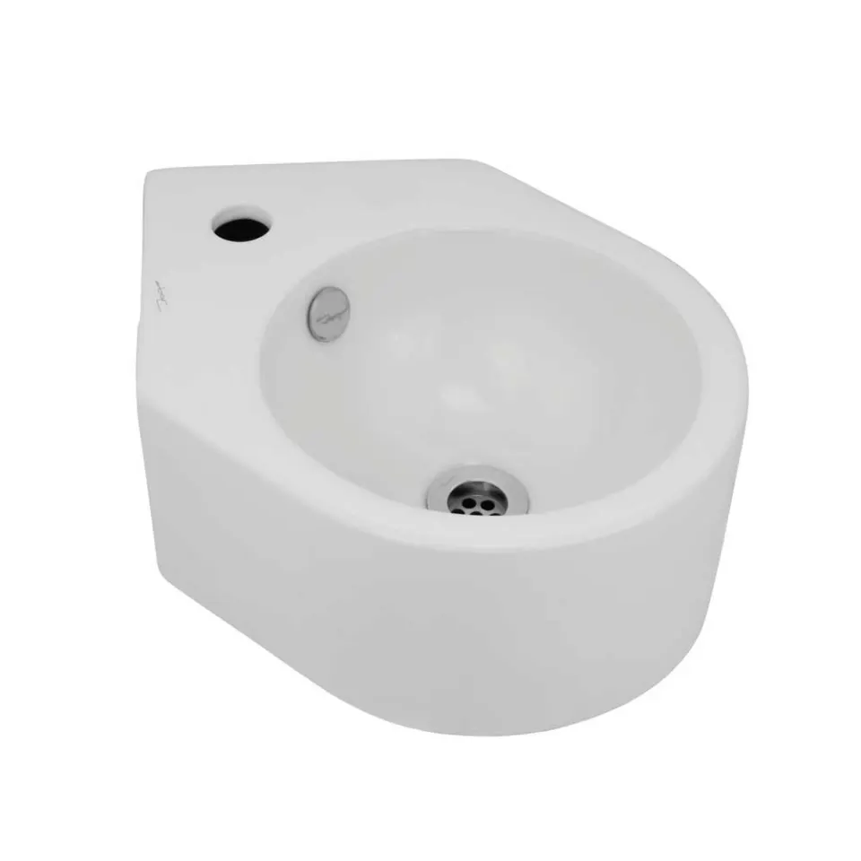 Jaquar JDR Wall Hung Corner Basin, 315 x 450 x 175 mm JDS-WHT-25841 White - image 1