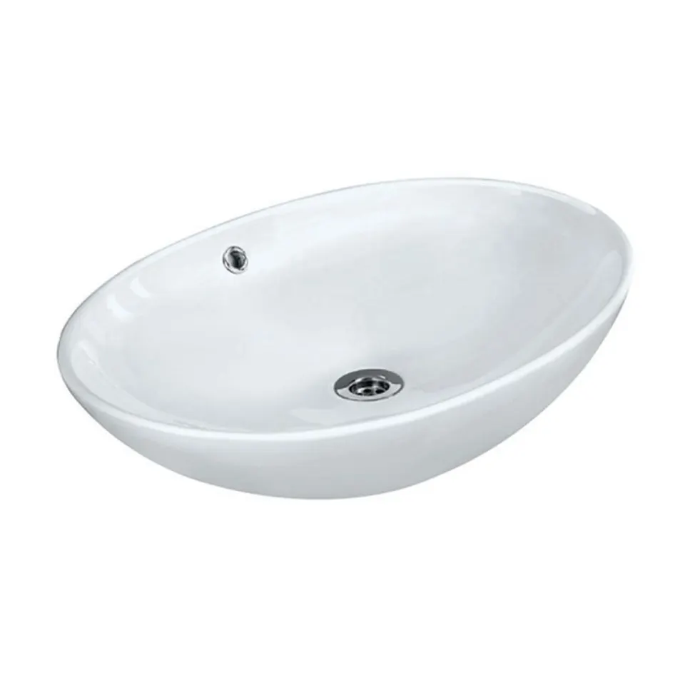 Jaquar JDR Table Top Basin, 640 x 425 x 155 mm JDS-WHT-25901 White - image 1