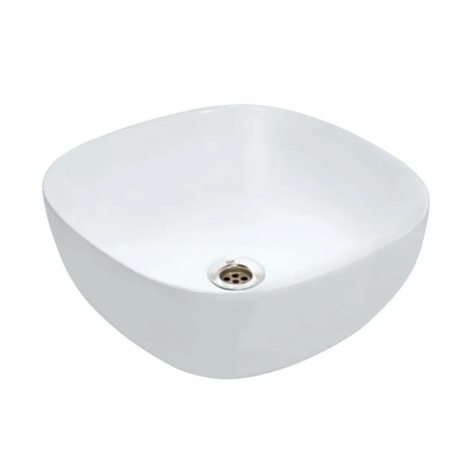 Jaquar JDR Thin Rim Table Top Basin, 420 x 420 x 150 mm JDS-WHT-25911 White - image 1