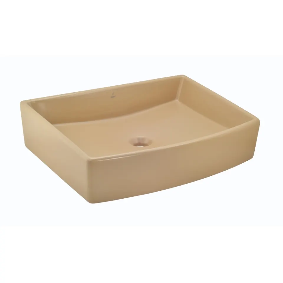 Jaquar Kubix Prime Table Top Basin, 600 x 445 x 150 mm KUS-BEM-35933PM Beige Matt - image 1