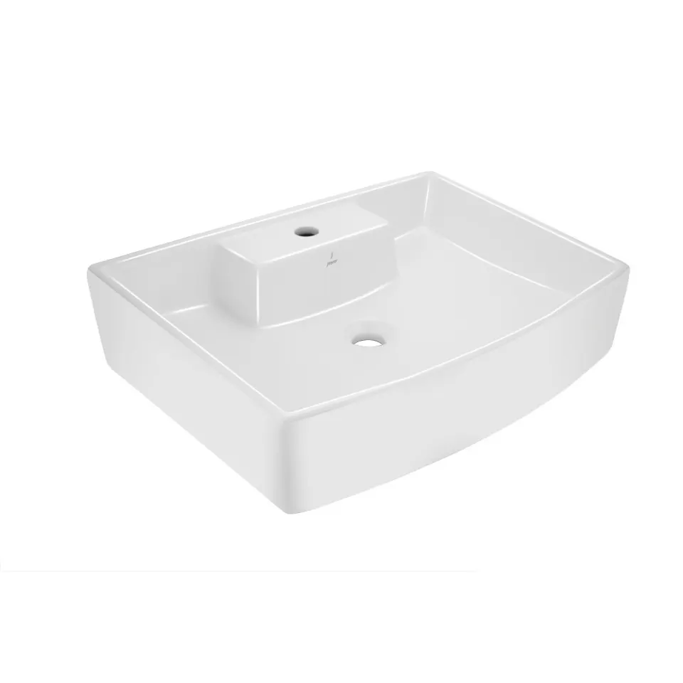Jaquar Kubix Prime Table Top Basin, 600 x 440 x 150 mm KUS-WHM-35931PM White Matt - image 1