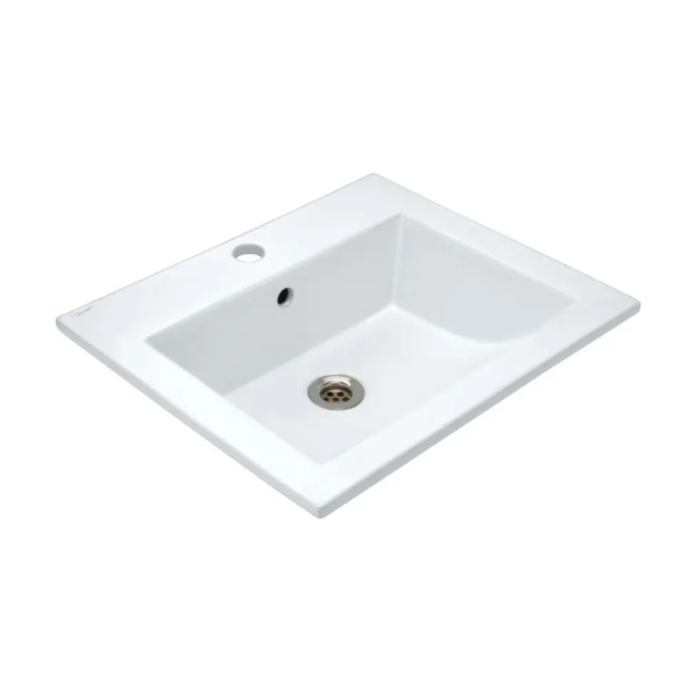 Jaquar Kubix Counter Top Basin, 500 x 435 x 180 mm KUS-WHT-35601 White - image 1
