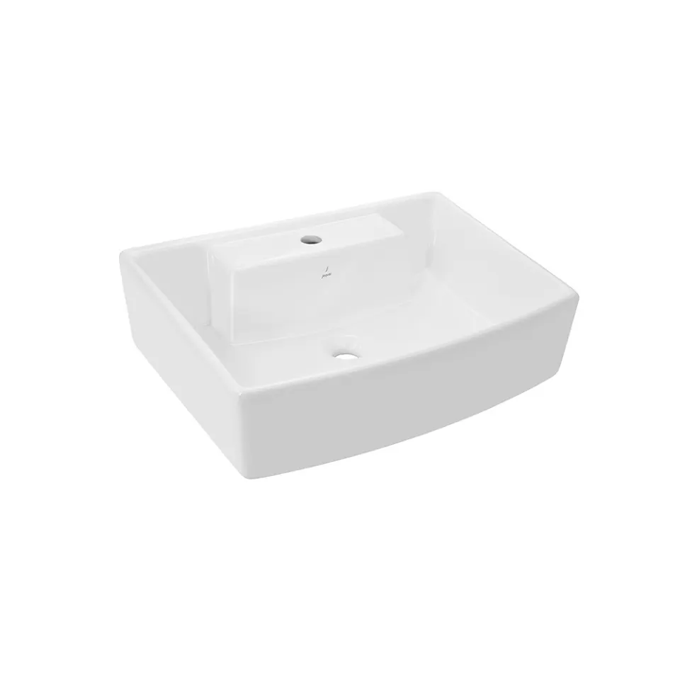 Jaquar Kubix Prime Wall Hung Basin, 600 x 435 x 185 mm KUS-WHT-35801PM White - image 1