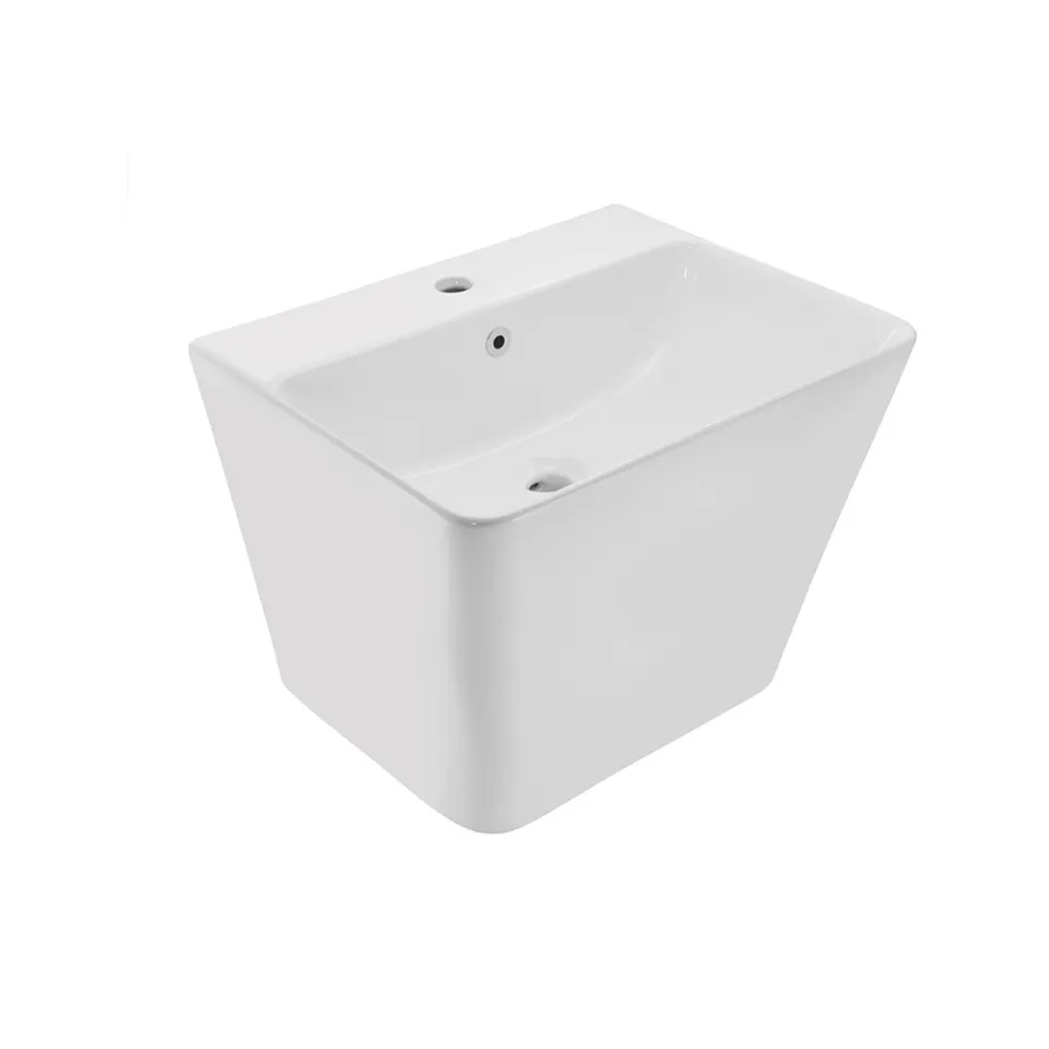 Jaquar Kubix Wall Hung Integrated Basin, 490 x 430 x 390 mm KUS-WHT-35803 White - image 1