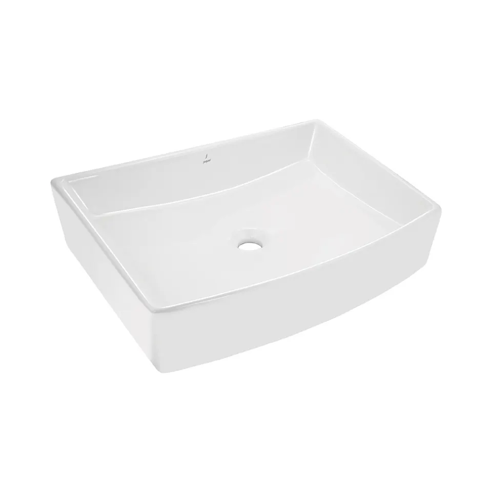 Jaquar Kubix Prime Table Top Basin, 600 x 445 x 150 mm KUS-WHT-35933PM White - image 1