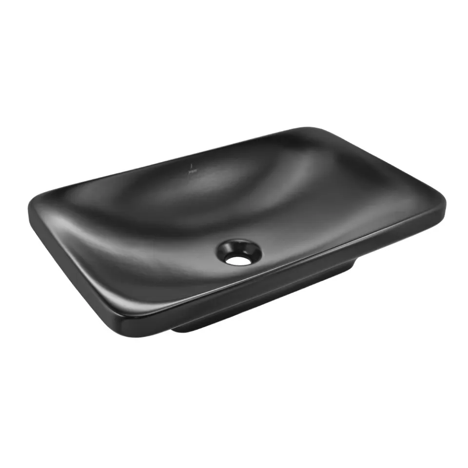 Jaquar Laguna Table Top Basin, 600 x 380 x 130 mm LAS-BLM-91905 Black Matt - image 1