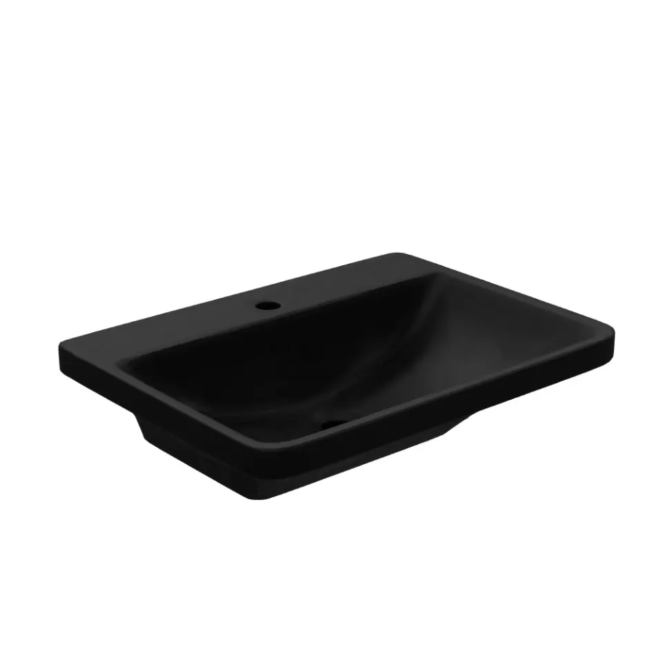Jaquar Laguna Table Top Basin, 600 x 450 x 175 mm LAS-BLM-91931 Black Matt - image 1