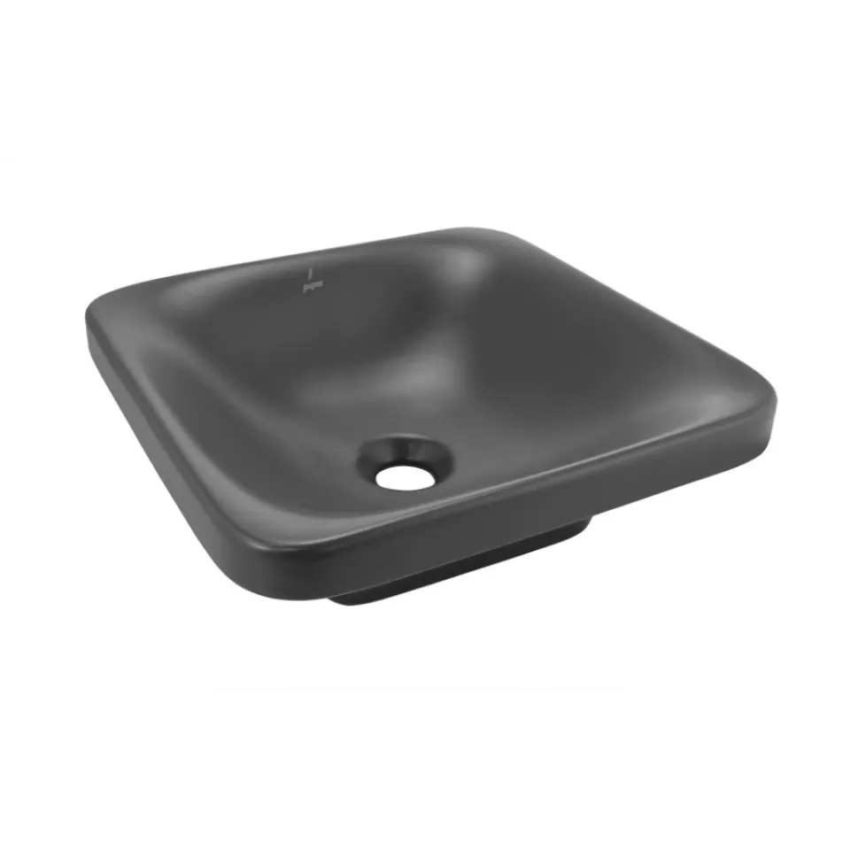 Jaquar Laguna Table Top Basin, 380 x 380 x 130 mm LAS-GRM-91901 Grey Matt - image 1