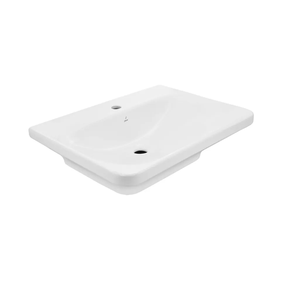 Jaquar Laguna Table Top Basin, 600 x 450 x 175 mm LAS-WHT-91931 White - image 1