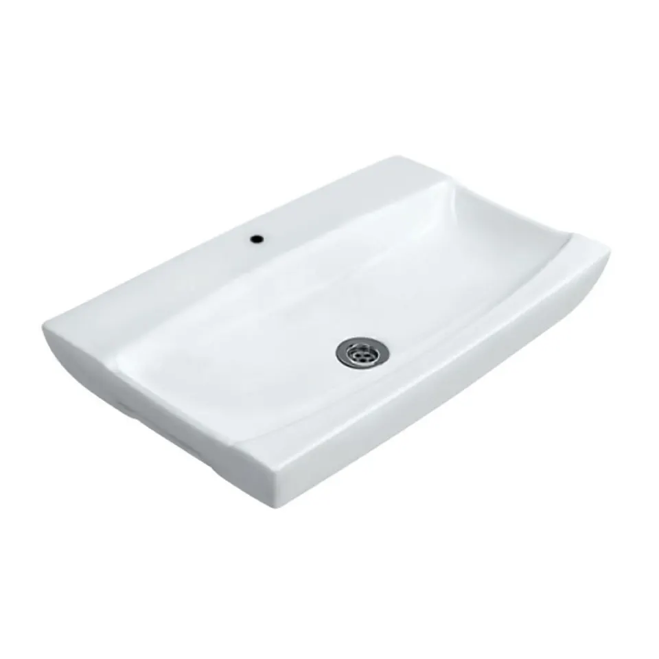 Jaquar Lyric Table Top Basin, 635 x 410 x 120 mm LYS-WHT-38931 White - image 1