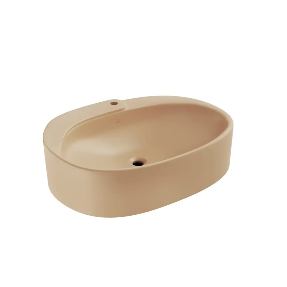 Jaquar Opal Prime Table Top Basin, 600 x 440 x 165 mm OPS-BEM-15931PM Beige Matt - image 1