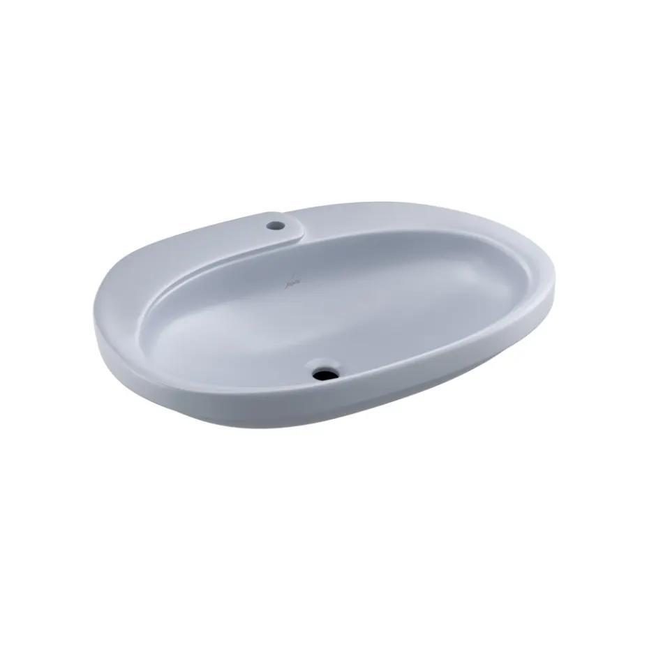 Jaquar Opal Prime Counter Top Basin, 600 x 440 x 165 mm OPS-IBM-15601PM Ice Blue Matt - image 1