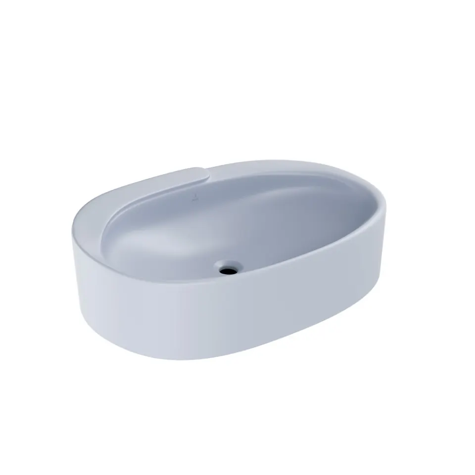 Jaquar Opal Prime Table Top Basin, 600 x 440 x 165 mm OPS-IBM-15933PM Ice Blue Matt - image 1