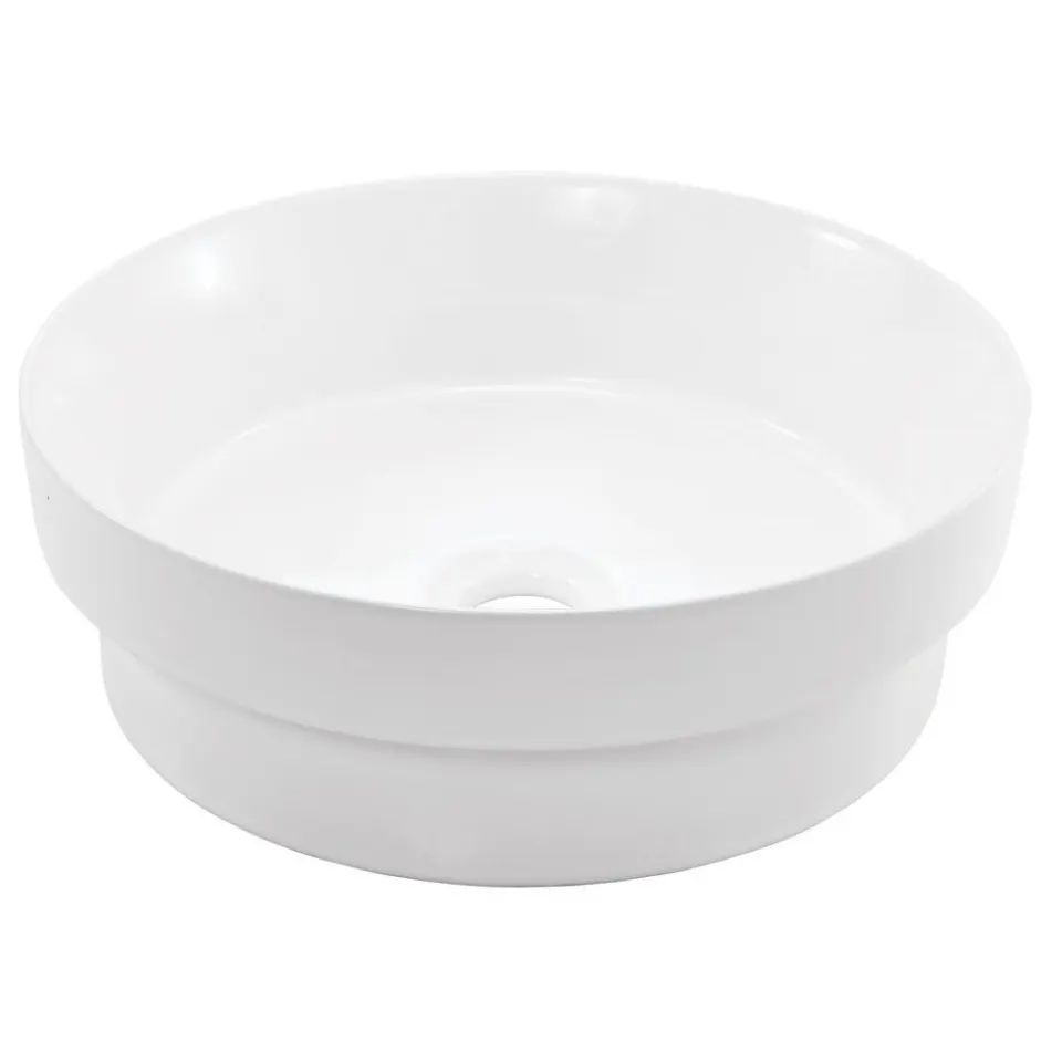 Jaquar Solo Thin Rim Table Top Basin, 360 x 360 x 120 mm SLS-WHT-6905 White - image 1