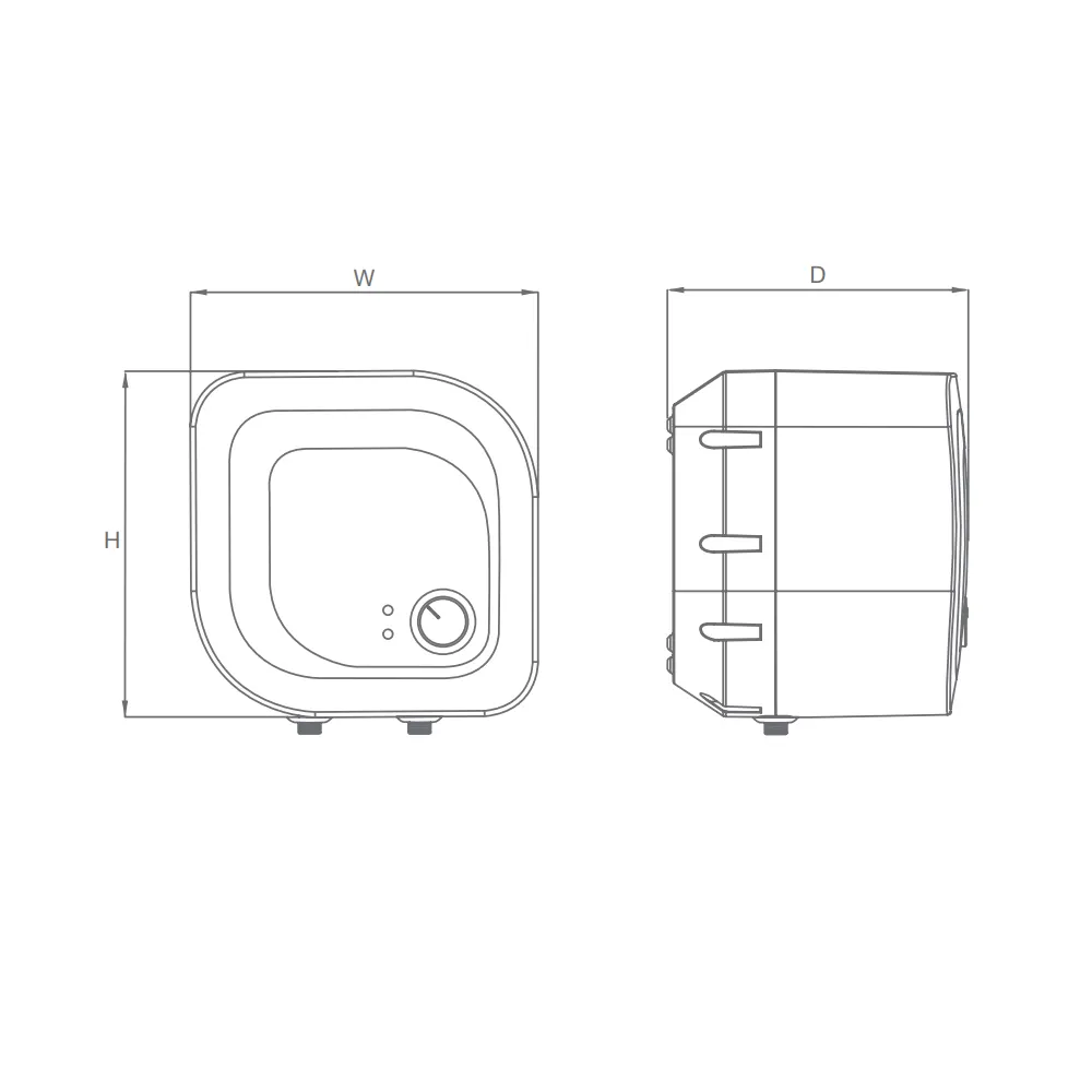 Jaquar Elena Prime 25 Litre Manual Storage Water Heater, Vertical EPM-WHT-V025 White - image 2