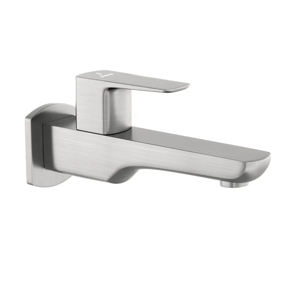 Jaquar Bib Tap with Wall Flange Kubix Prime series KUP-SSF-35037PM Stainless Steel - image 1