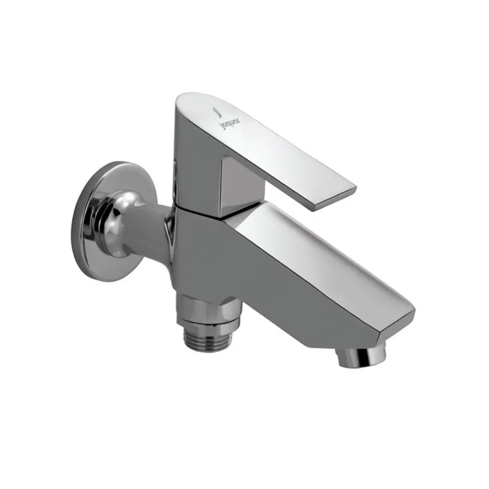 Jaquar 2 Way Bib Tap with Wall Flange Lyric series LYR-CHR-38041 Chrome - image 1