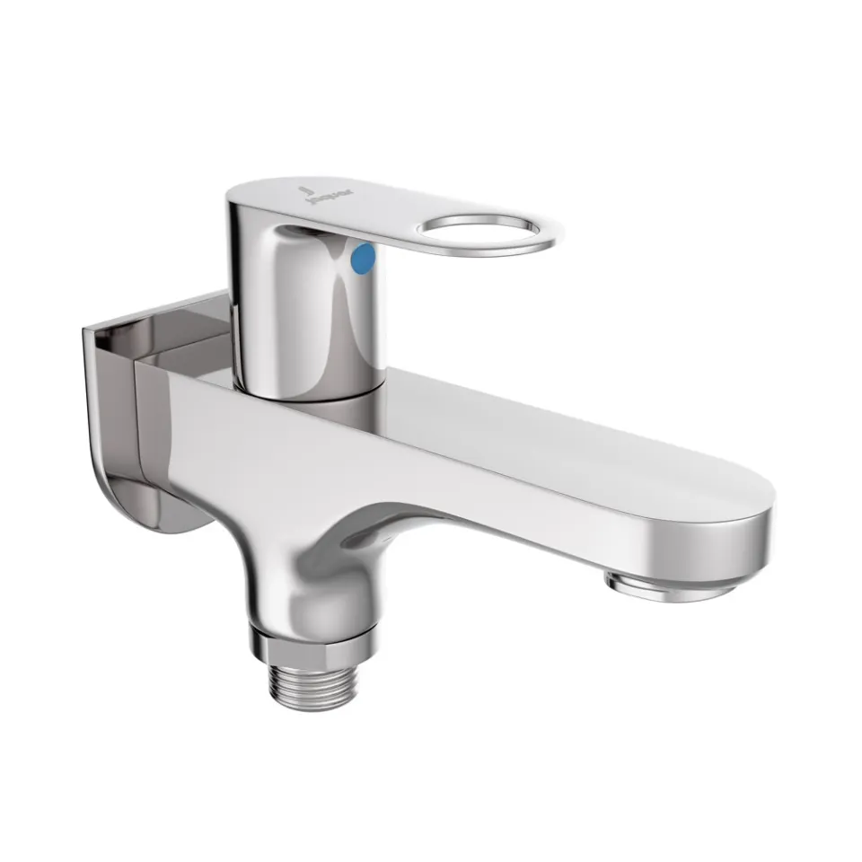Jaquar 2 Way Bib Tap with Wall Flange Ornamix Prime series ORP-CHR-10041PM Chrome - image 1