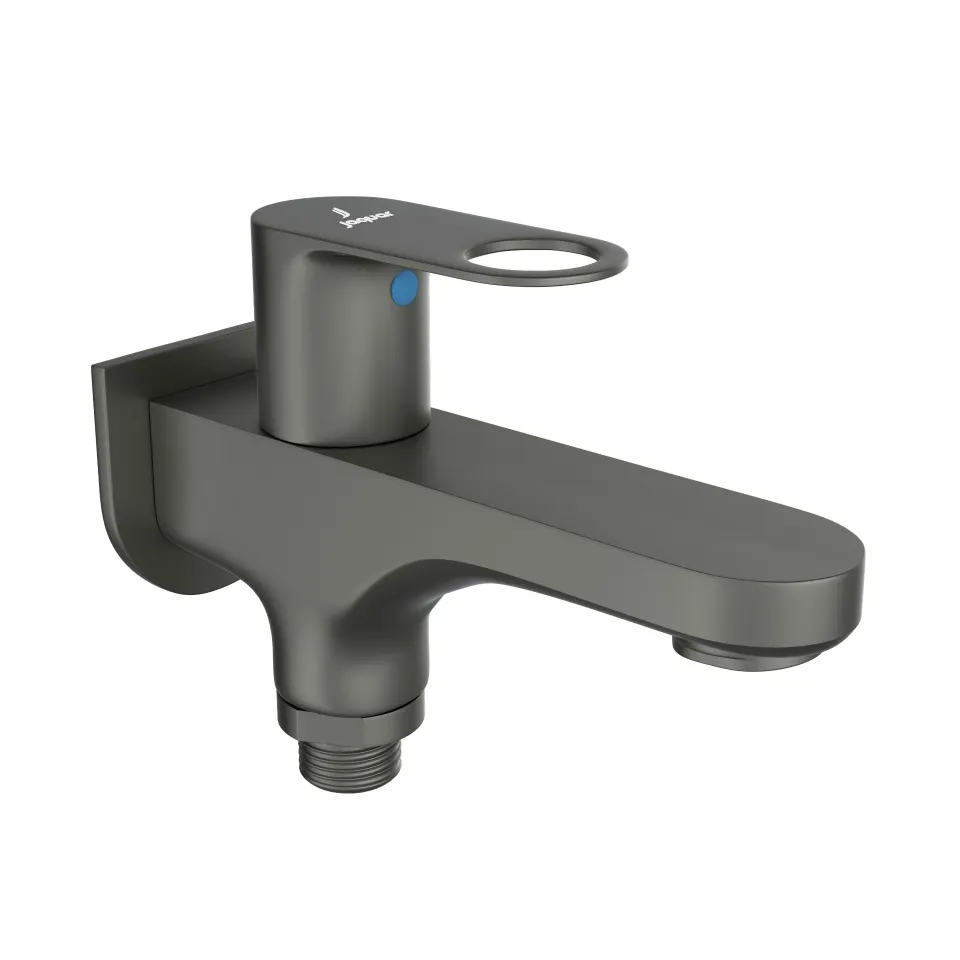 Jaquar 2 Way Bib Tap with Wall Flange Ornamix Prime series ORP-GRF-10041PM Graphite - image 1