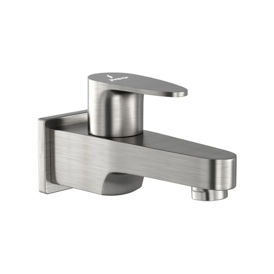 Jaquar Bib Tap with Wall Flange for WC Area Vignette Prime series VGP-SSF-81037 Stainless Steel - image 1
