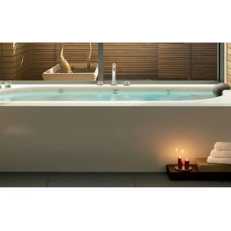 Jaquar Alive Whirlpool Water System Bathtub, 1800 x 800 x 470 mm JWP-WHT-ALIVE180WX Standard - image 1