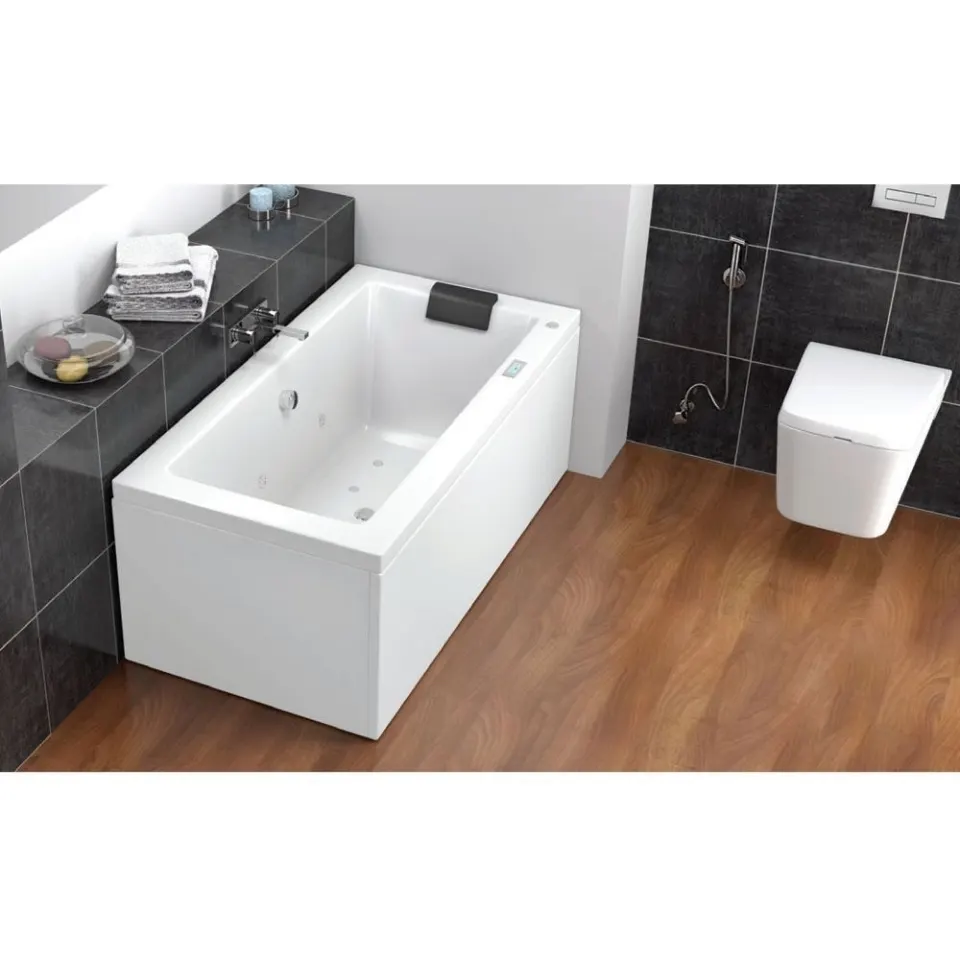 Jaquar Fonte Whirlpool & Airpool Combi Bathtub, 1500 x 750 x 420 mm JWP-WHT-FONTE150CX Standard - image 1