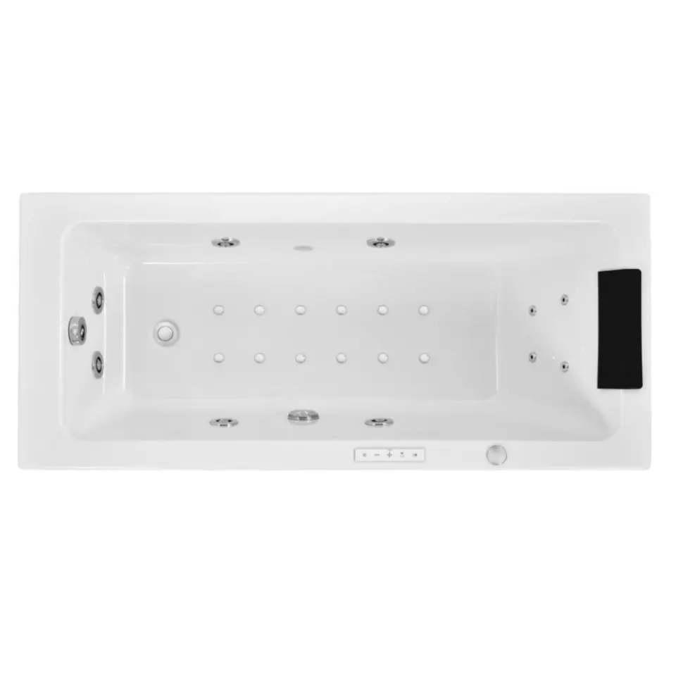 Jaquar Fonte Whirlpool & Airpool Combi Bathtub, 1600 x 700 x 420 mm JWP-WHT-FONTE160CX Standard - image 1