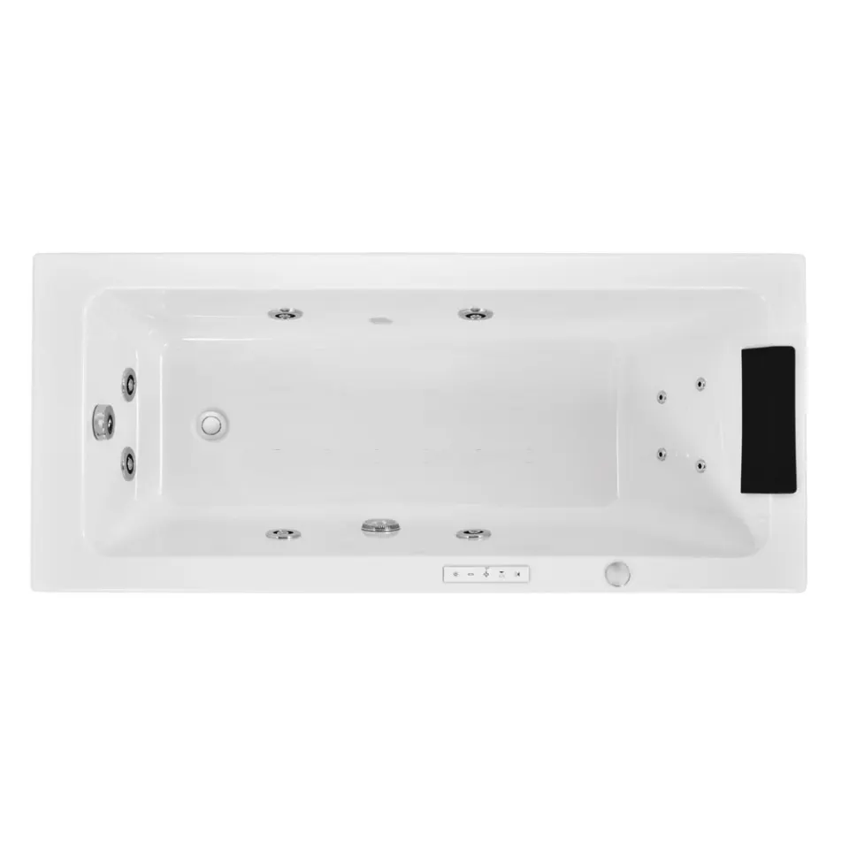 Jaquar Fonte Whirlpool Water System Bathtub, 1600 x 700 x 420 mm JWP-WHT-FONTE160WX Standard - image 1