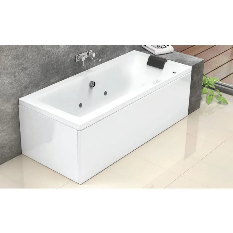 Jaquar Fonte Whirlpool & Airpool Combi Bathtub, 1700 x 750 x 420 mm JWP-WHT-FONTE170CX Standard - image 1