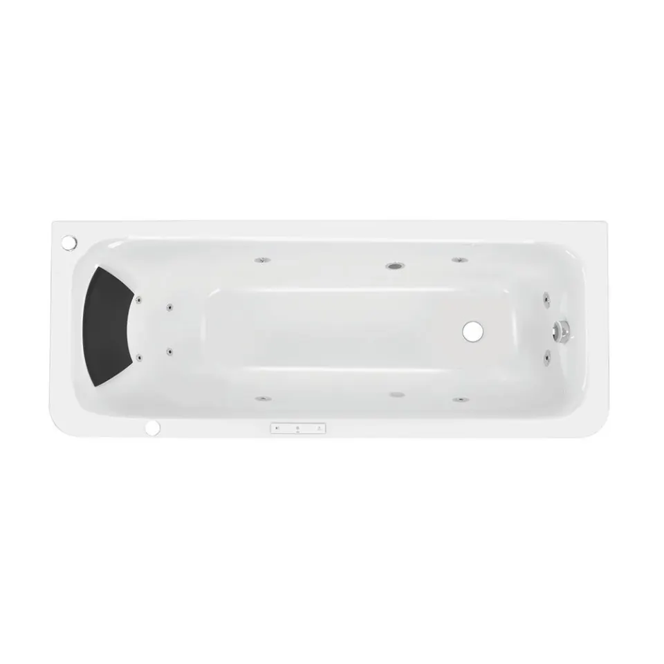 Jaquar Laguna Whirlpool Water System Bathtub, 1700 x 700 x 450 mm JWP-WHT-LAGUNA170WX Standard - image 1