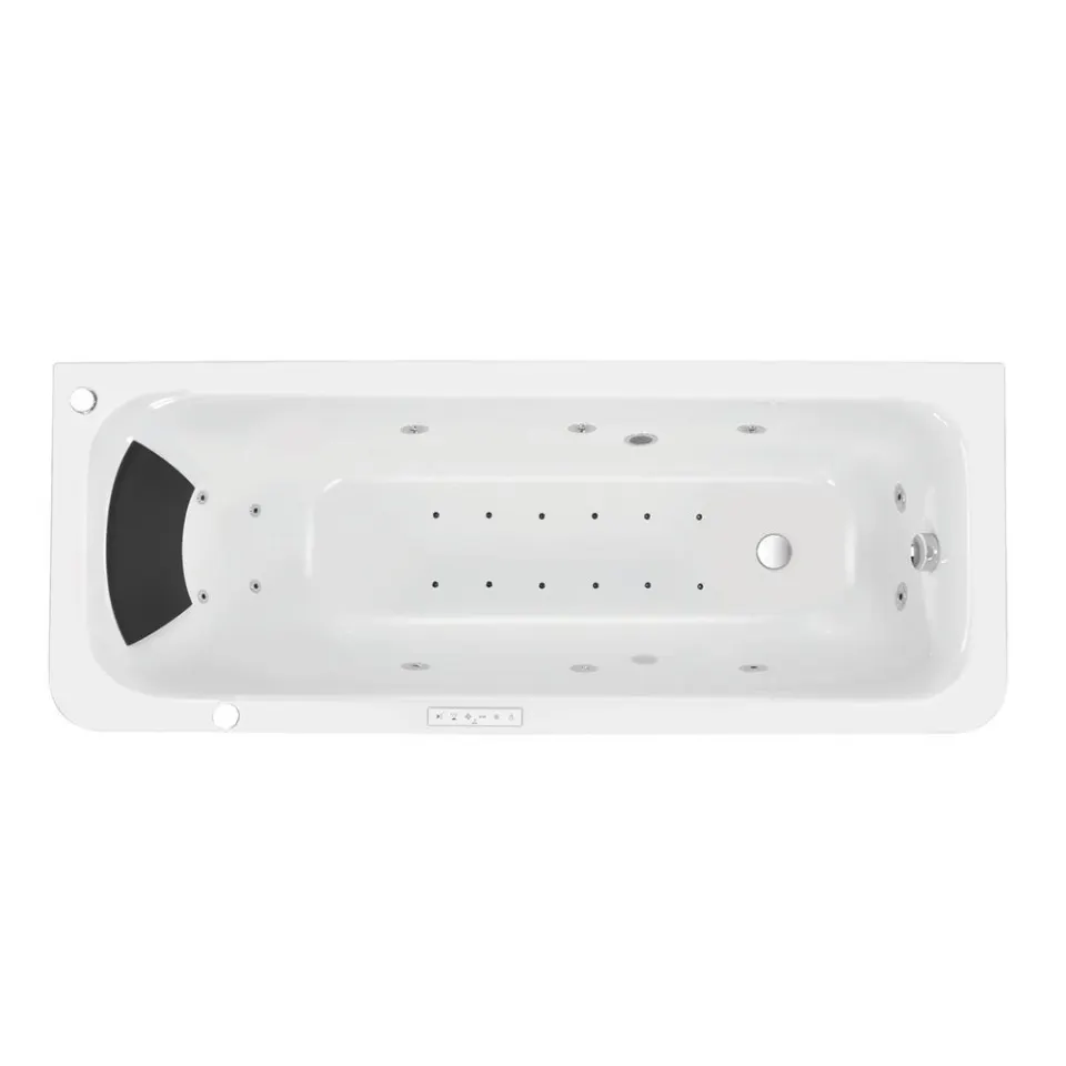 Jaquar Laguna Whirlpool Water System Bathtub, 1800 x 700 x 450 mm JWP-WHT-LAGUNA180WX Standard - image 1