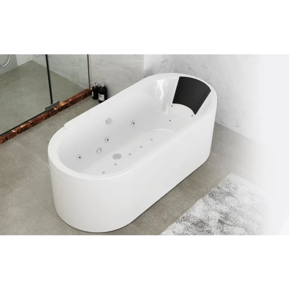 Jaquar Opal Prime Whirlpool Water System Bathtub, 1800 x 800 x 470 mm JWP-WHT-OPALPM180WX Standard - image 1