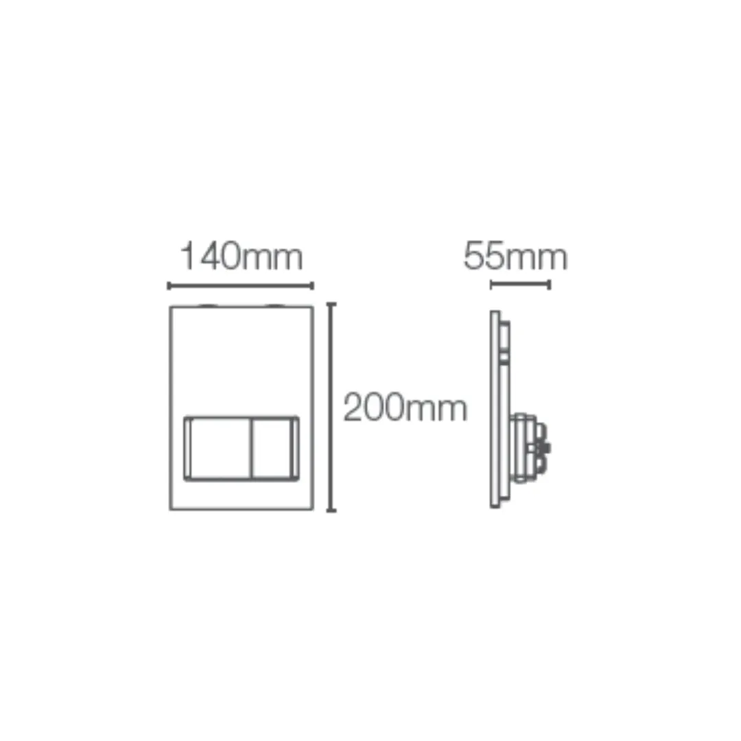 Kohler flush plate soft press K-24555IN-P-CP 24555IN-P-CP Chrome - image 2