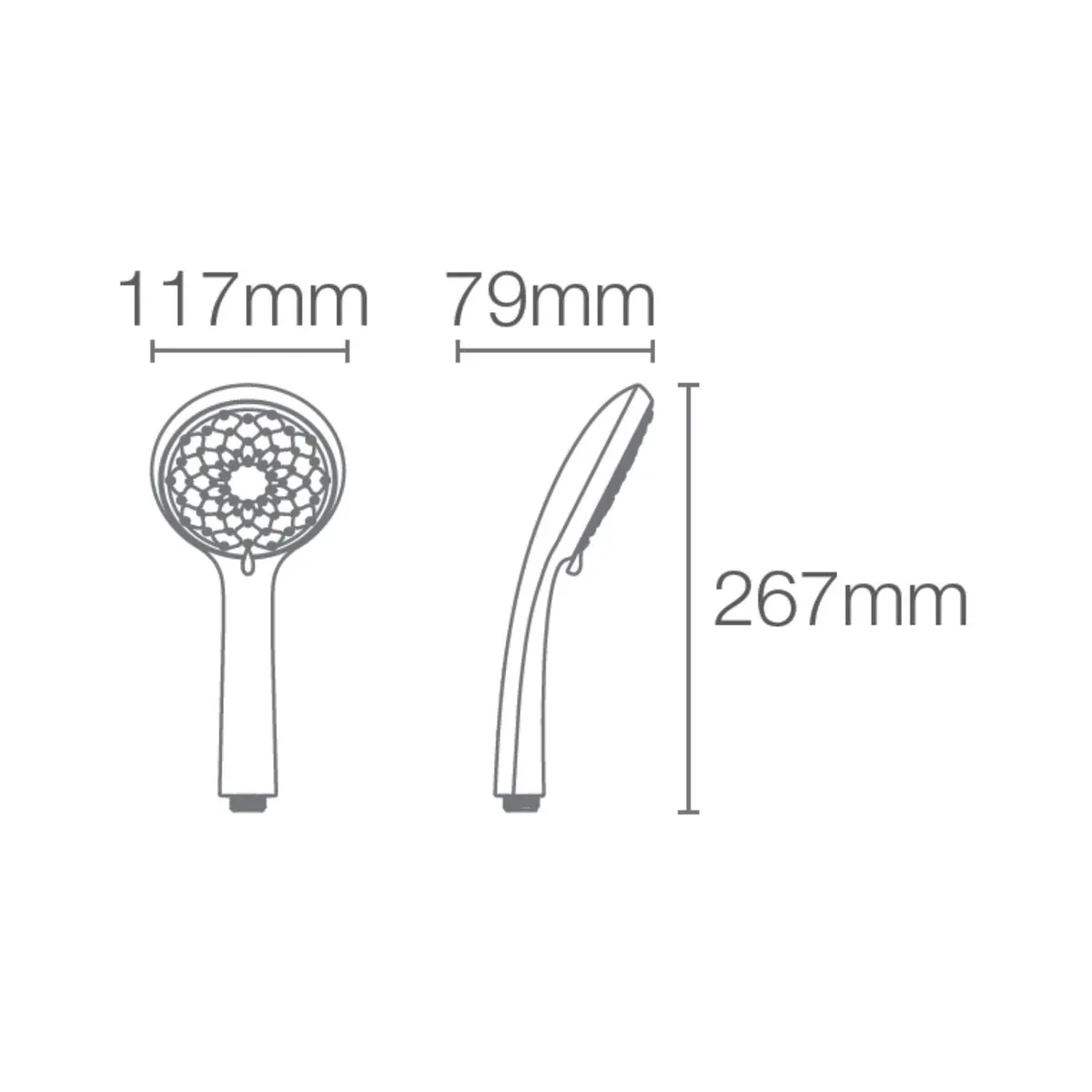 Kohler multi flow hand shower awaken 72421IN-CP 72421IN-CP Chrome - image 2