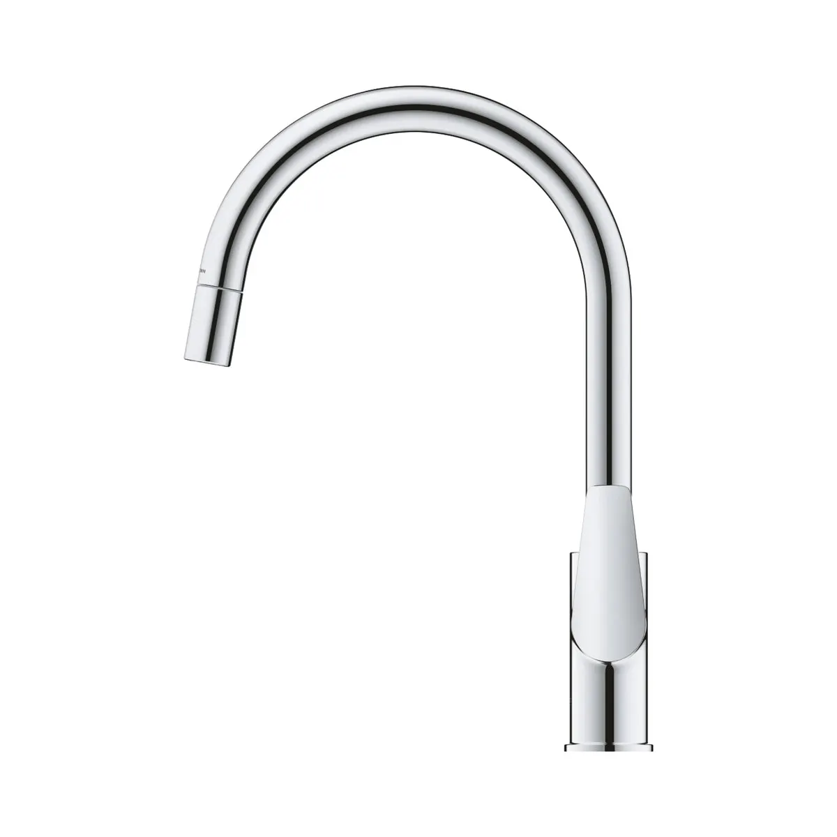 Grohe table mounted regular kitchen sink mixer startedge 30551000 with extractable hand shower spout in chrome finish 30551000 Standard - image 4
