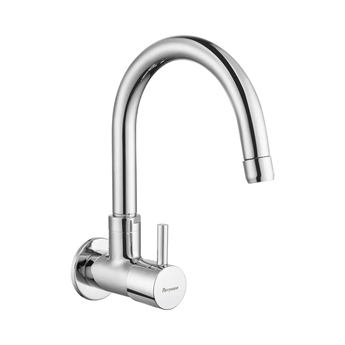 Parryware wall mounted regular kitchen sink tap agate pro max G3621A1 with swinging spout chrome finish G3621A1 Standard - image 1