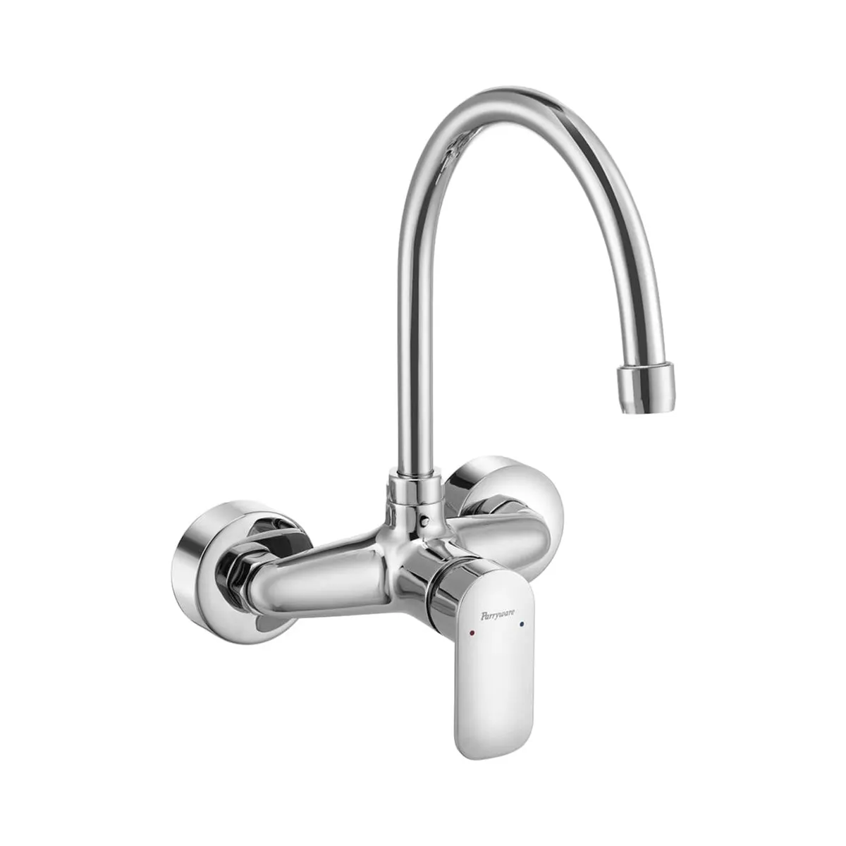 Parryware wall mounted kitchen regular sink mixer cardinal G5435A1 with swinging spout chrome finish G5435A1 Standard - image 1