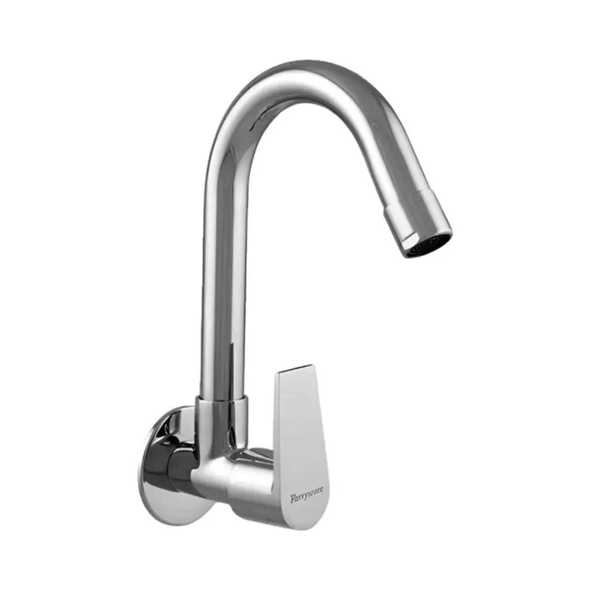 Parryware wall mounted regular kitchen sink tap praseo T1321A1 with swinging spout in chrome finish T1321A1 Standard - image 1