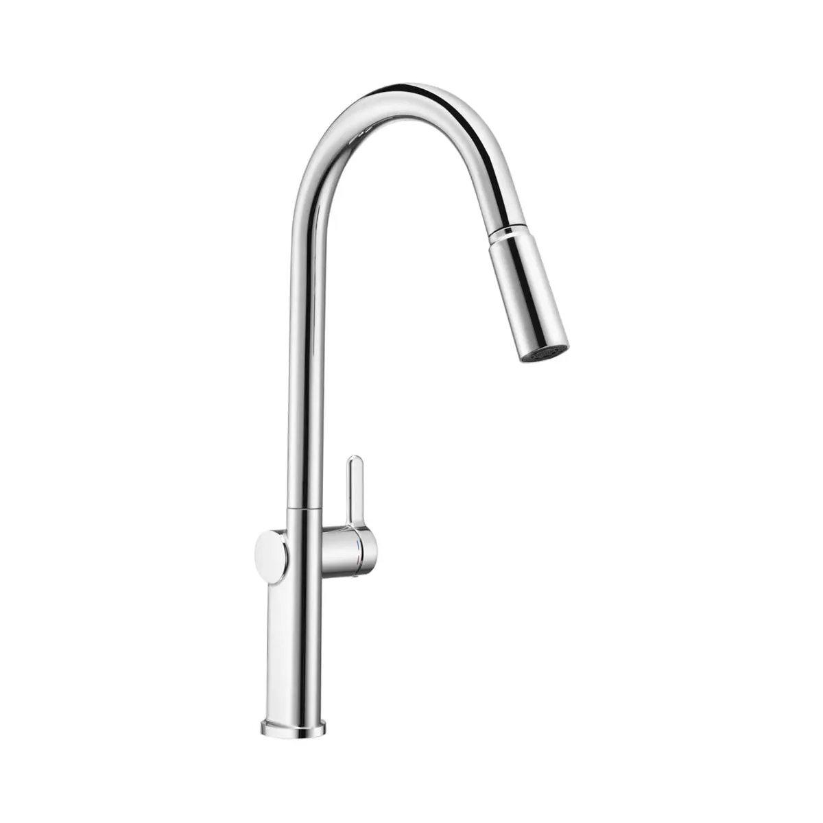 Parryware table mounted pull out kitchen sink mixer curve T9888A1 with swinging spout chrome finish T9888A1 Standard - image 1