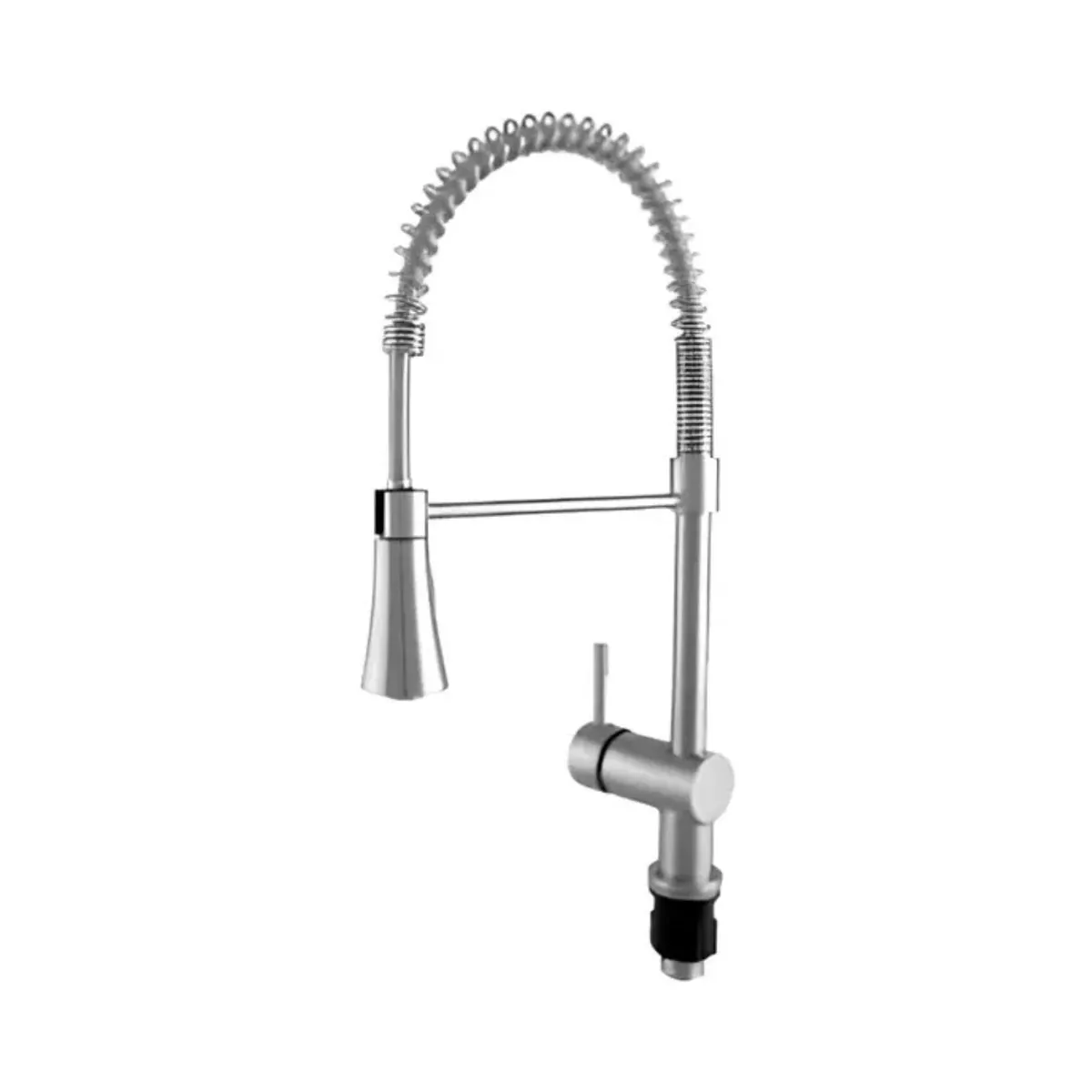 Parryware table mounted semi-professional kitchen sink mixer pluto T9895A1 with flexible arm hand shower spout in chrome finish T9895A1 Standard - image 2